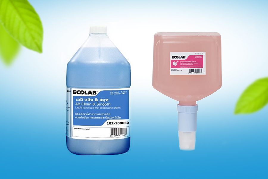 Clean & Soft AB và Silt & Soft AB, Food Service Foam Hand Sanitizer… giúp diệt khuẩn tay